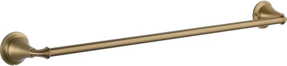 Lussuoso Portasciugamani da Parete da 24 Pollici in Finitura Bronzo Champagne, Accessorio Durevole per il Bagno