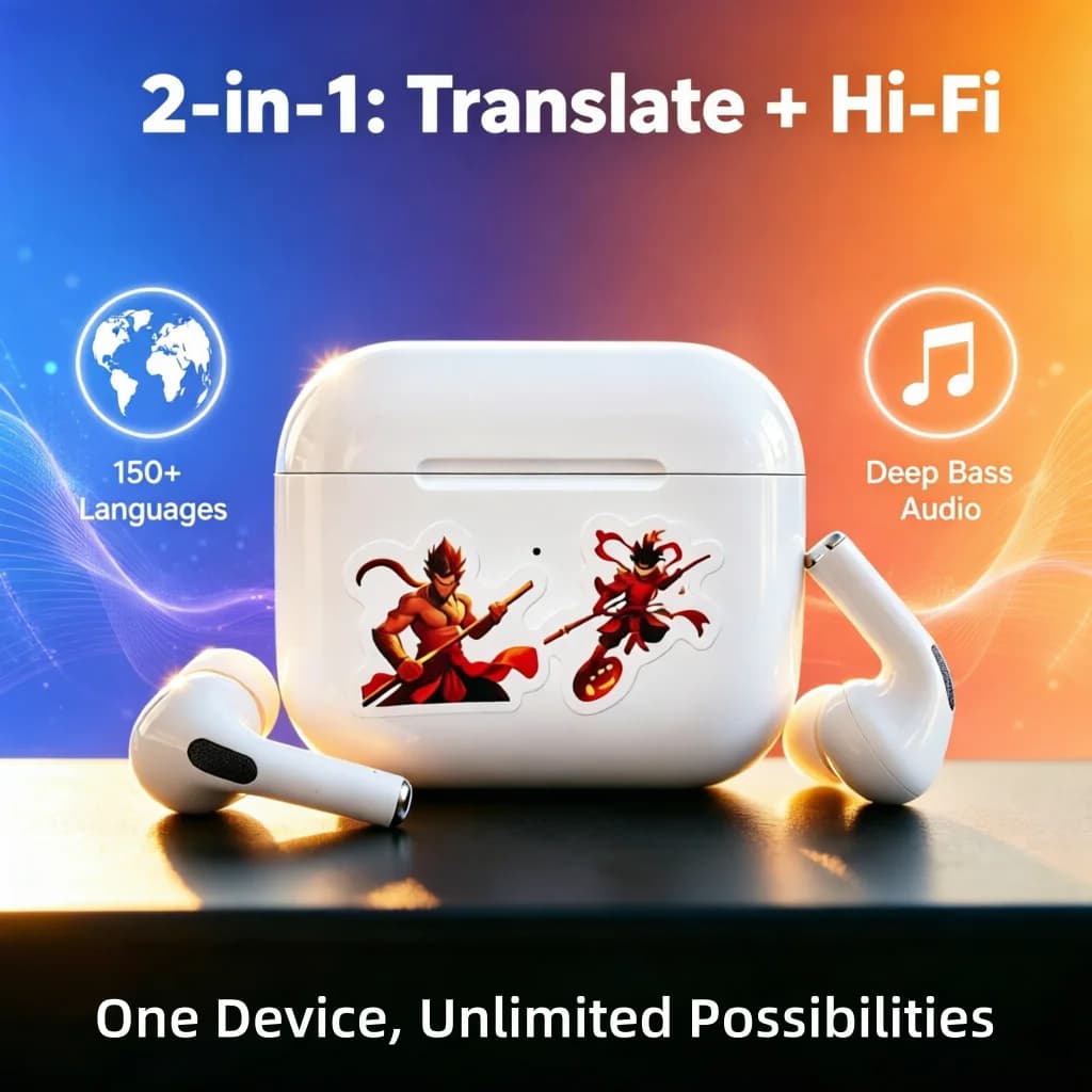 TWS Earphones Wireless Bluetooth 5.3 Earbuds HiFi Stereo Bass Boost Touch Control Headsets Noise Reduction Long Standby Original