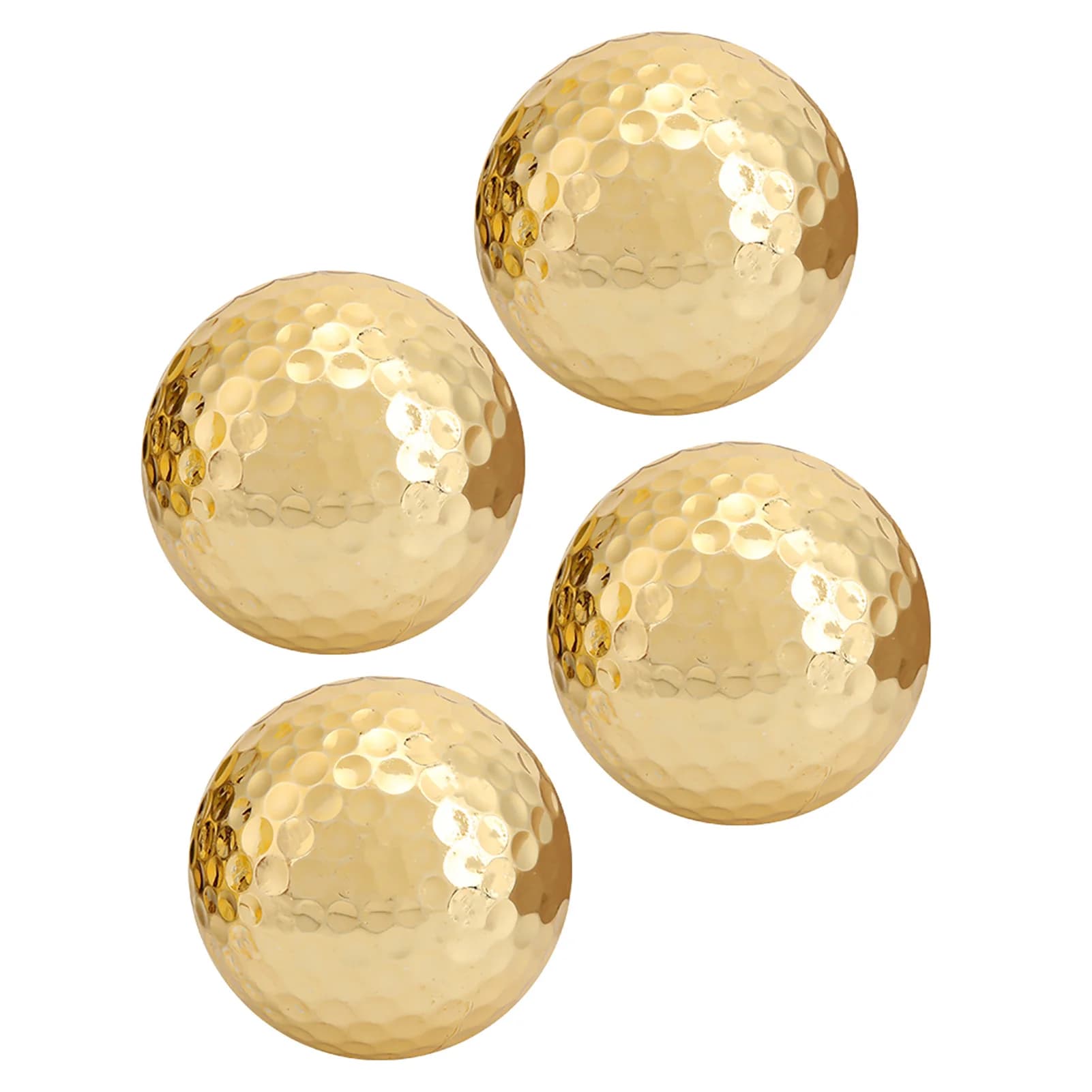 Accessorio per pallina da Golf con placcatura in oro a doppio strato portatile di alta qualità da 4 pezzi dorato