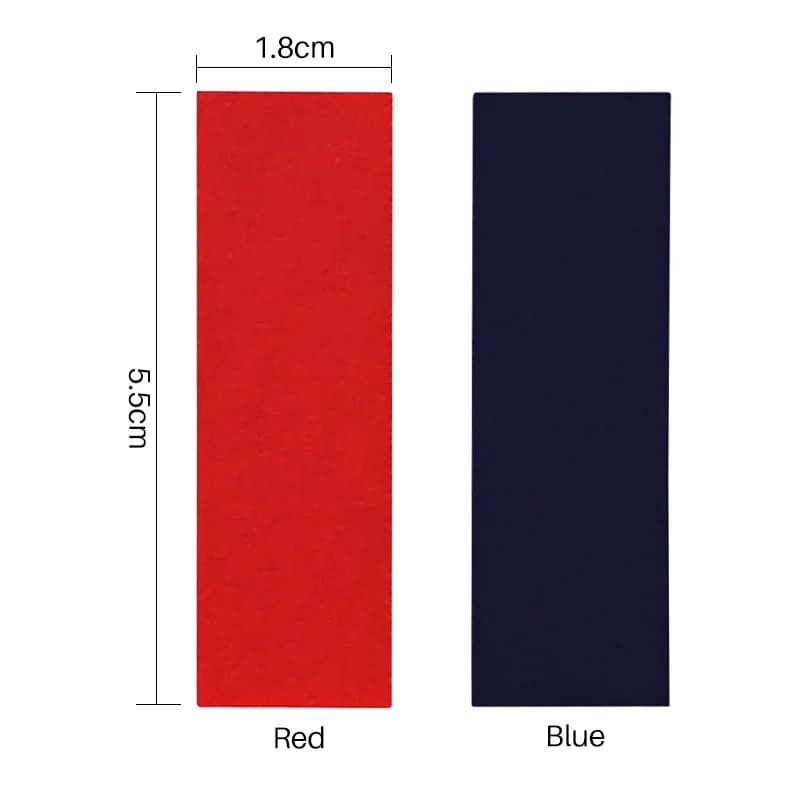 300 pz/scatola Dentale Carta Articolazione Blu Rosso Double-sided Morso Strisce Orale Dentista Cura Dei Denti Sbiancamento Materiale Strumento 55*18mm