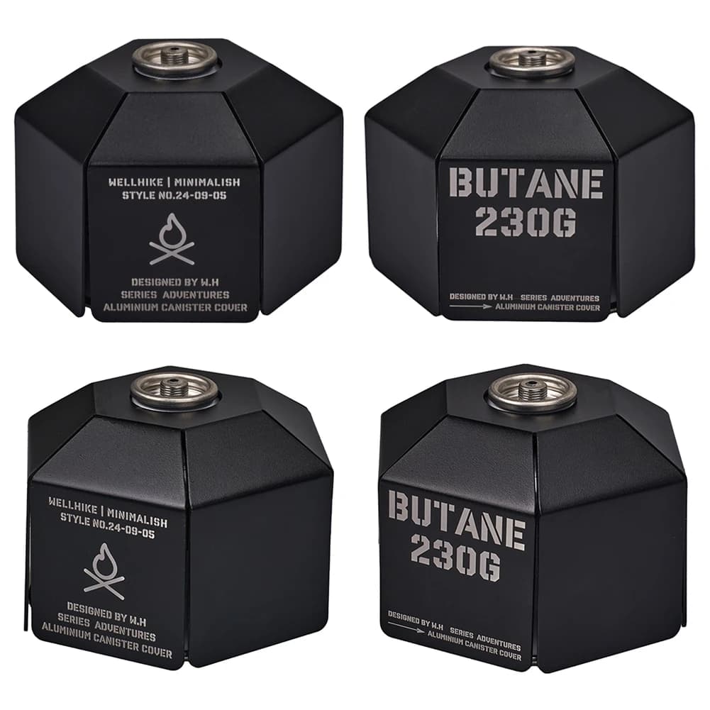 Protective Housing in Aluminium Alloy for Camping Gas Tanks, Anti-shock, for Fuel Cylinders, for Camping at the Open