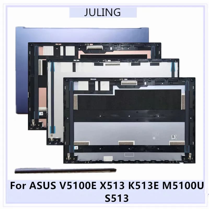 Per ASUS V5100E X513 K513E M5100U S513 Solo Versione Metallica: Cover Posteriore LCD per Laptop, Cornice Superiore, Cornice Anteriore, Coperchio Cerniere