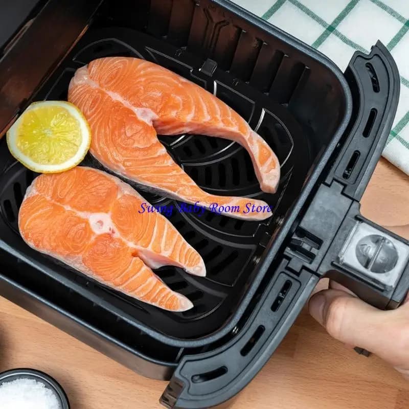 K1AD Friggitrice Griglia Separatore Alimenti Divisore Cottura Griglia Antiaderente Rimovibile