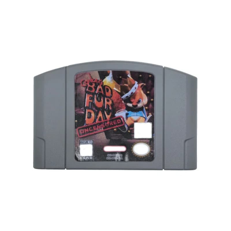 Conker's Bad Fur Day (senza censura) - Carta da gioco N64