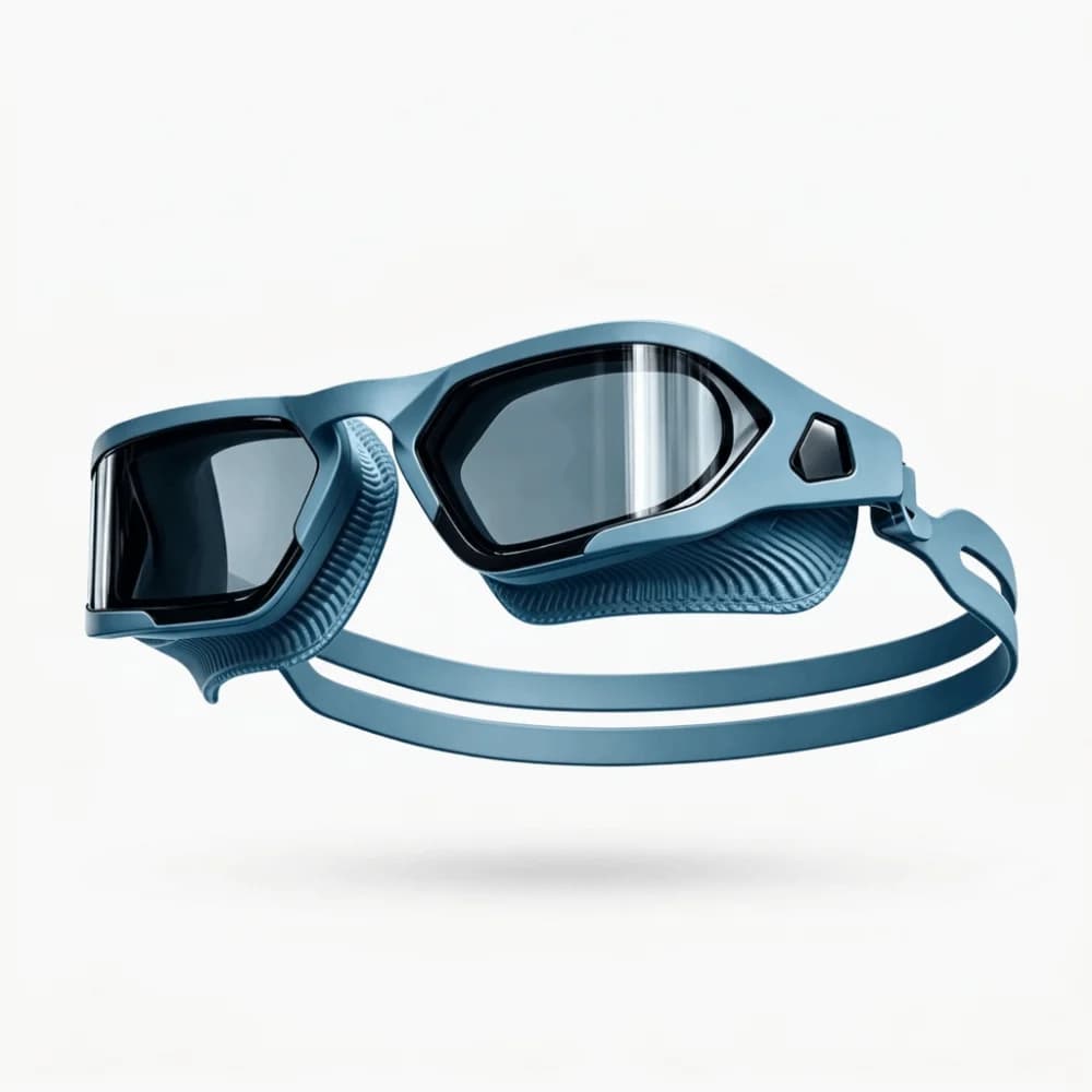 Unisex-Adult Swimming Goggles Shatter-resistant HD Wide View Anti-Fog Goggles Durable Soft Silicone Seal Clear Vision Goggles
