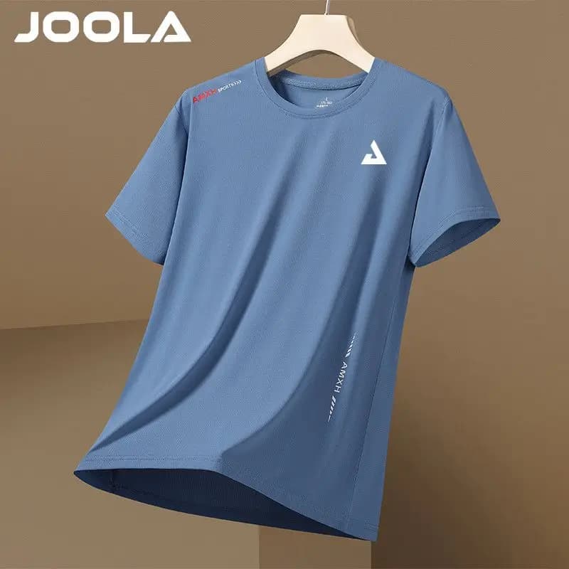 La nuova maglietta a maniche corte da ping pong e badminton di JOOLA per uomo e donna, tuta sportiva ad asciugatura rapida, top a maniche corte