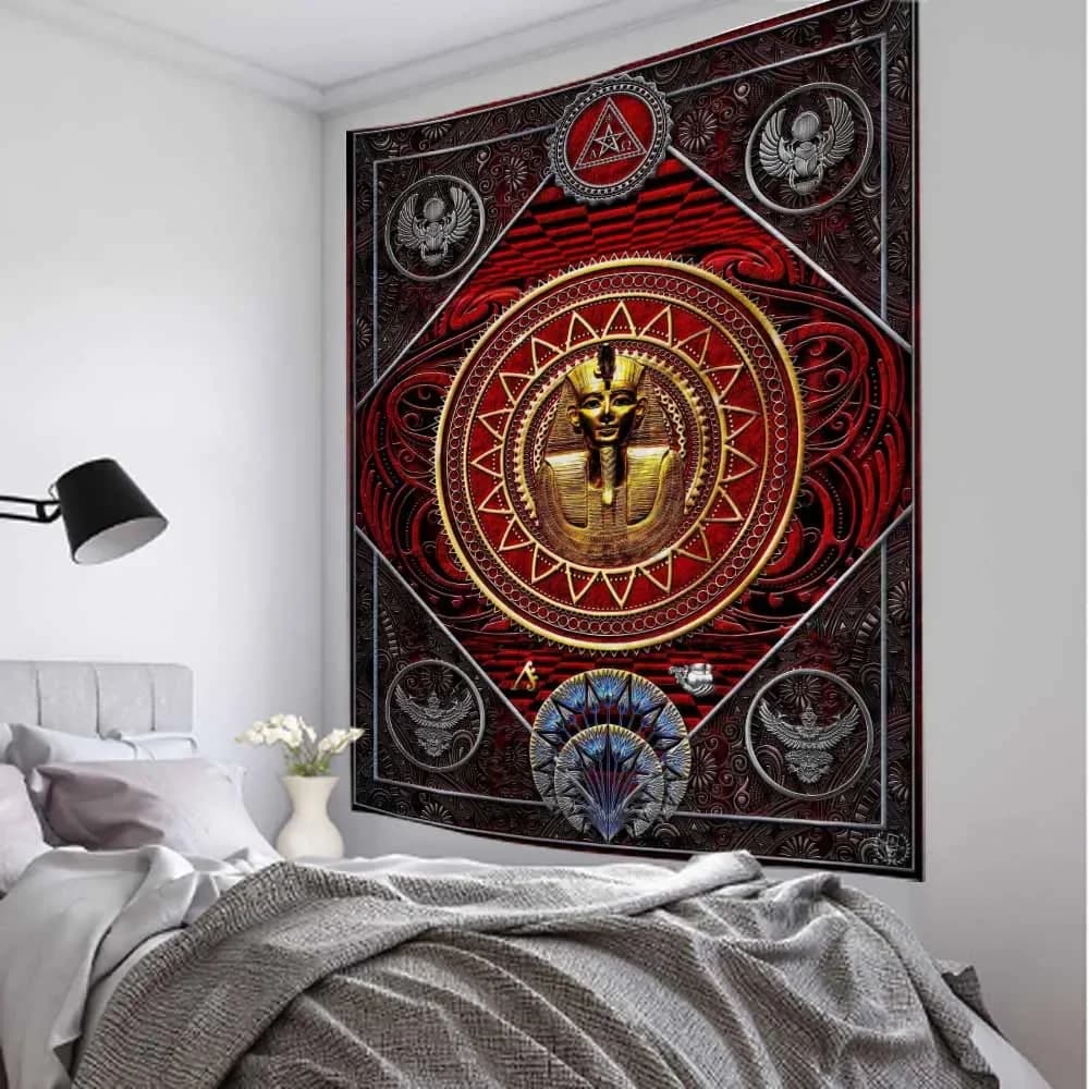 Tarot Card Tapestry Wall Hanging Astrology Divination Witchcraft Hanging Cloth Home Living Room Bedroom Art Decoration