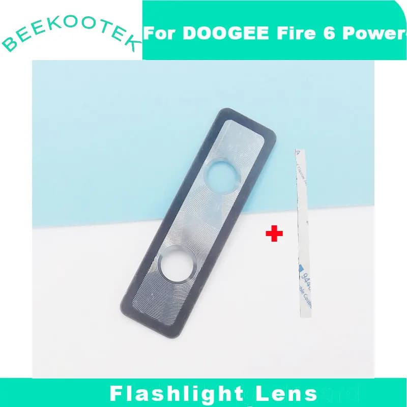 New Original DOOGEE Fire 6 Power Flashlight Lens Cell Phone Flashlight Lens Glass Cover For DOOGEE Fire 6 Power Smart Phone