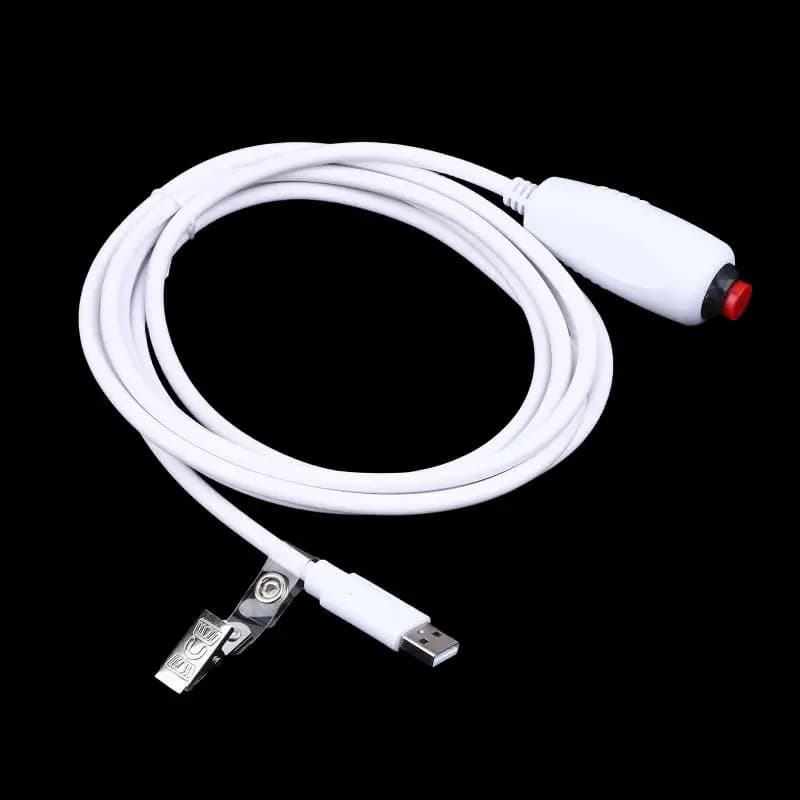 Cavo di Chiamata d'Emergenza USB da 3m, Pulsante di Chiamata Infermiera Universale per Postazione Infermieri, con Clip per Lenzuolo