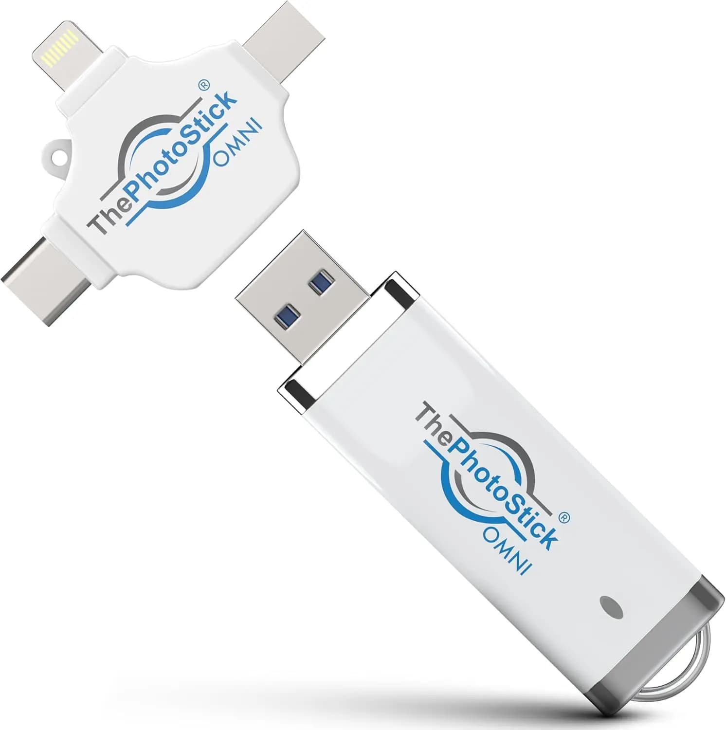 Chiavetta USB da 64GB per Backup Automatico di Foto e Video, Compatibile con iPhone, Android, Mac e PC