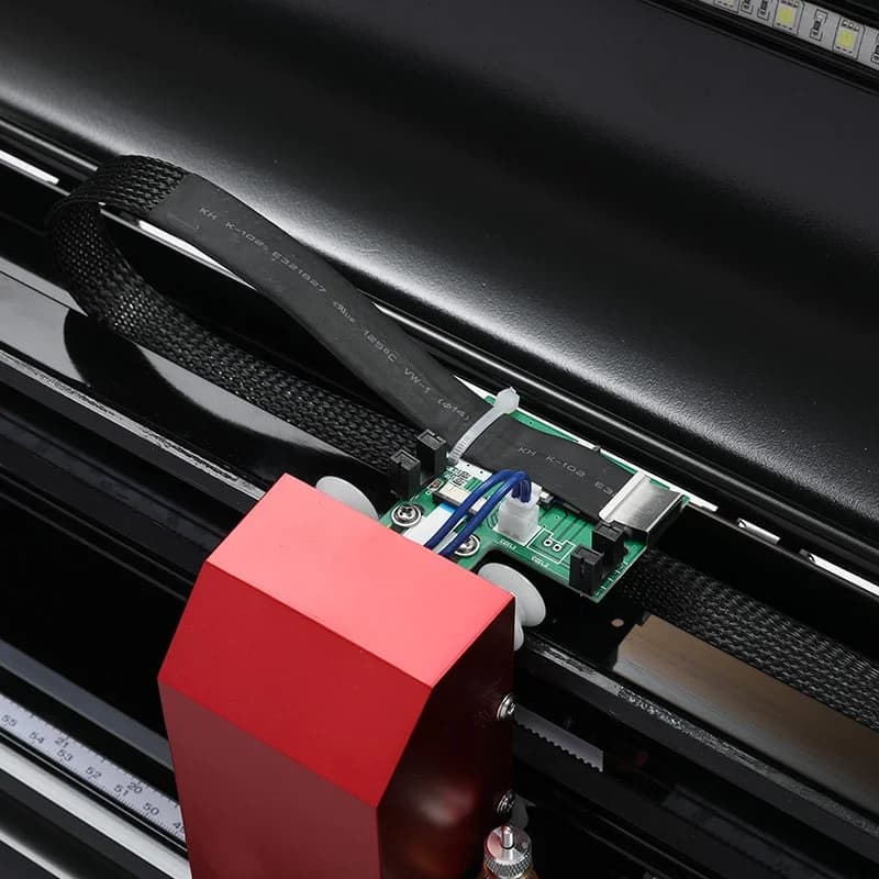 Large Format Vinyl Cutter Plotter with Material Collecting Basket Auto Contour Cutting Car Sticker PVC Film Cutting Customized