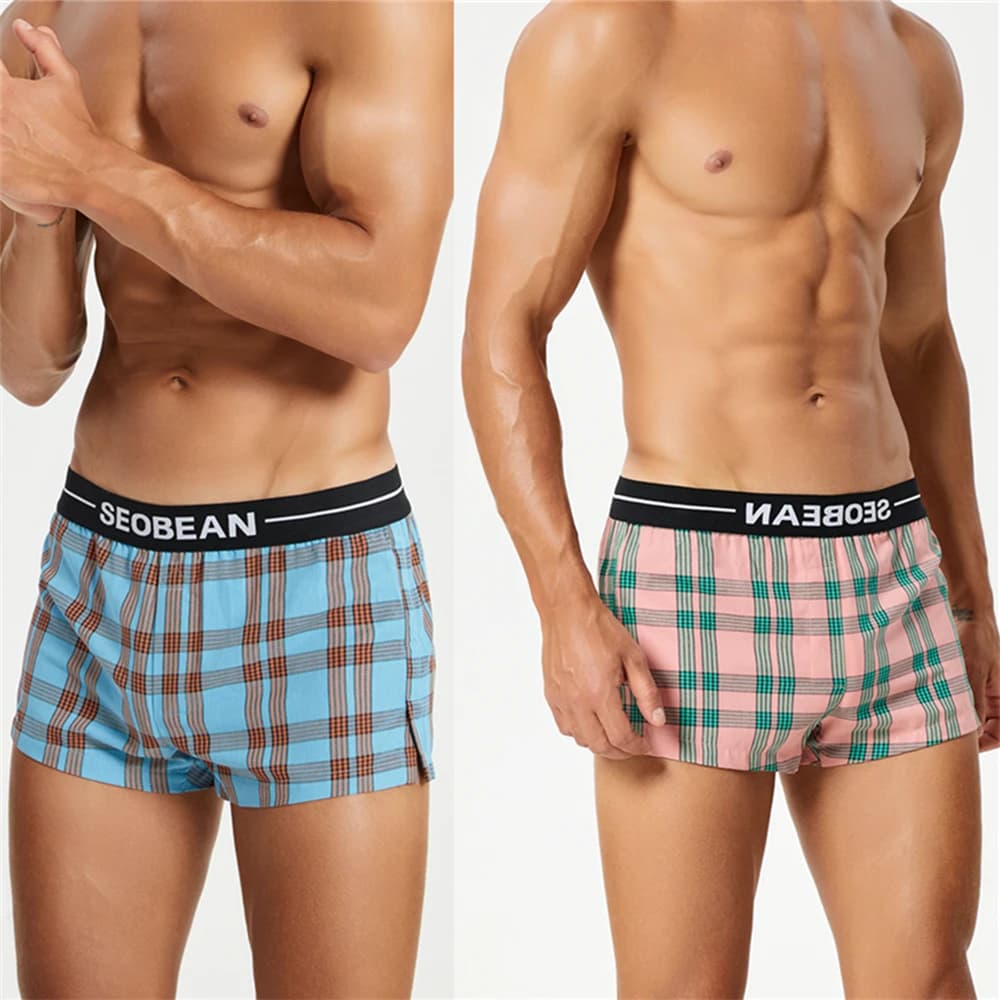 Summer Boxer Men Bjorn Cotton Arrow Short Hombres Mens pigiama Shorts tuta U Bag Casual Sleepwears