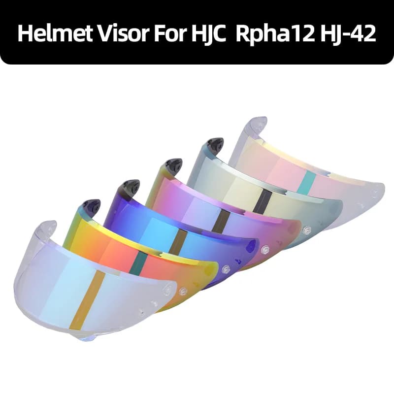 Per HJC Rpha12 HJ42 Casco Moto Sostituzione Visiera Scudo Lente Anti-Graffio Parabrezza Colorato Cascos Accessori Moto