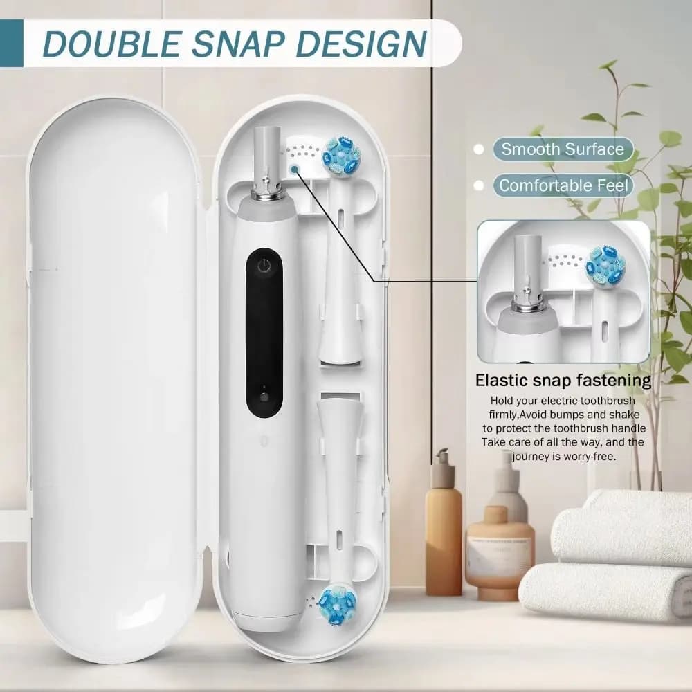 Compact design electric toothbrush travel box, daily, durable, dustproof, oral brush holder B IO
