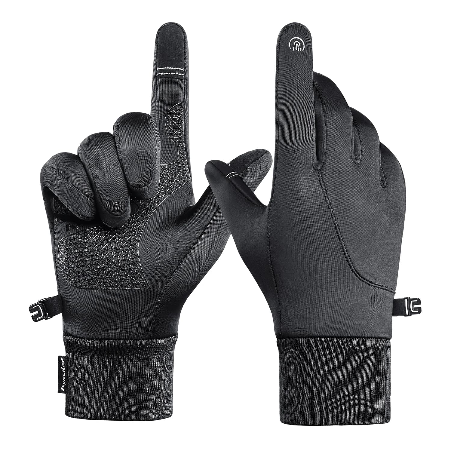 Winter Cycling Gloves Kyncilor Cycling Gloves Waterproof Fleece Velvet Touch Screen for Fishing, Hiking, Winter Gloves