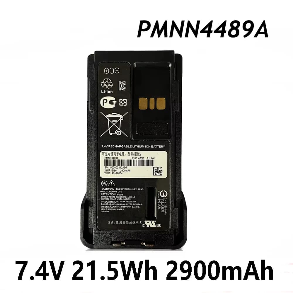 Batteria per radio PMNN4489A 2900mAh per Motorola APX900 DGP5050E DGP5550E DGP8050E DGP8550E GP328D + Walkie Talkie Batteria