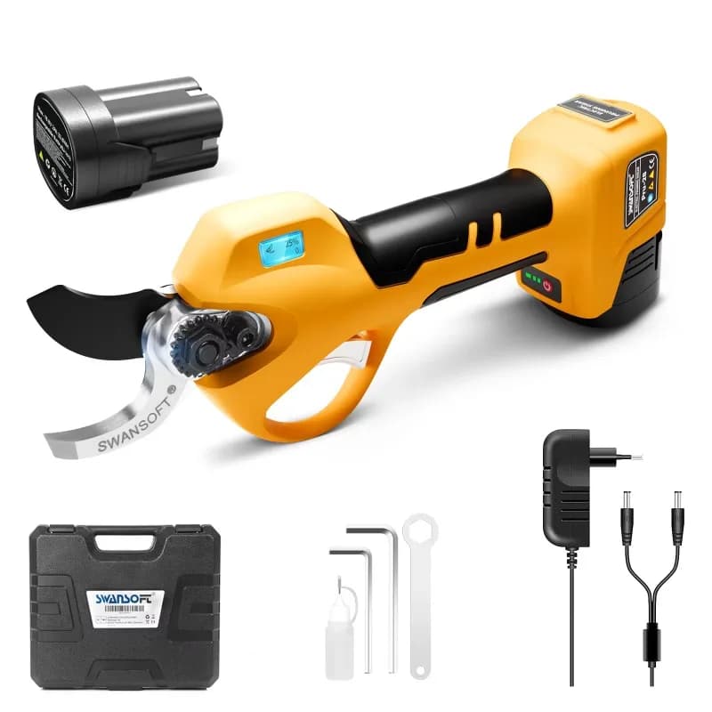 Battery Pruning Shears Electric Scissors 28mm for Garden Tools
