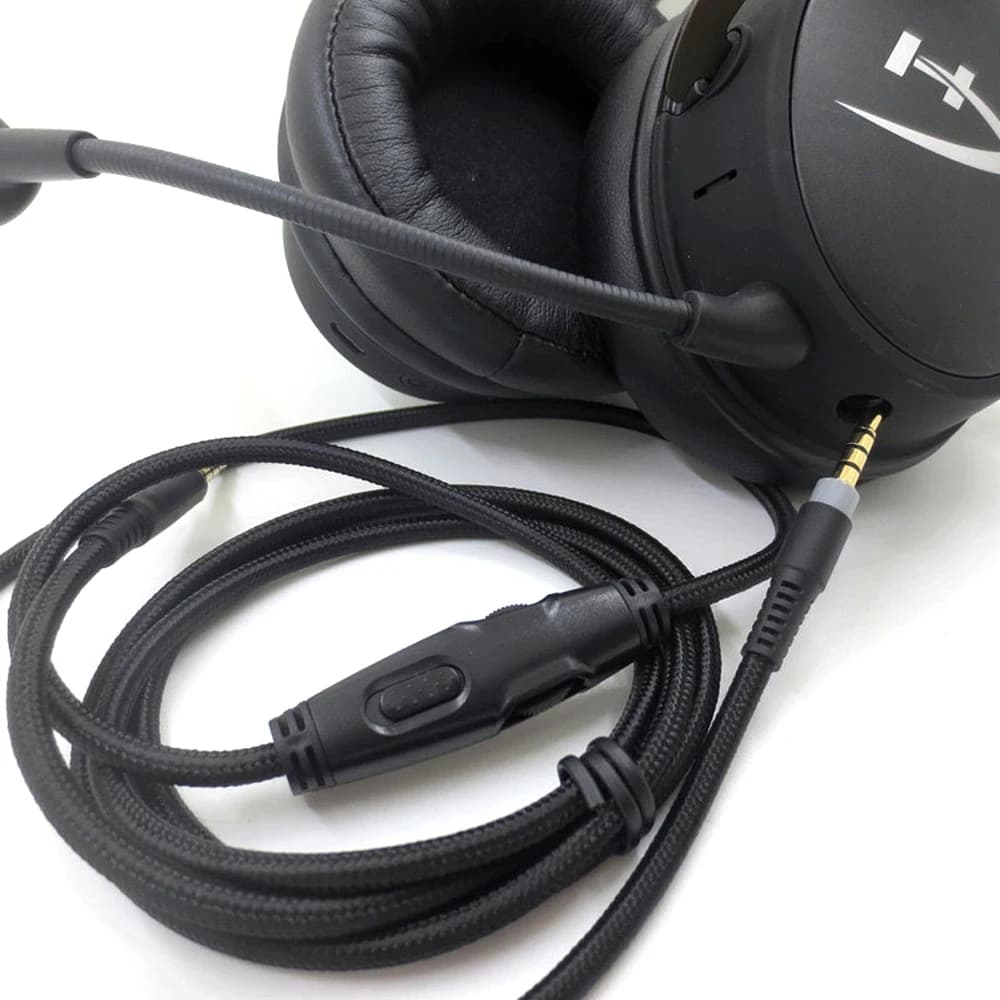 Audio Cable Portable Audio Cable Headphone Cable Audio Line for HyperX Cloud Mix Cloud Alpha Headphones Game Accessories