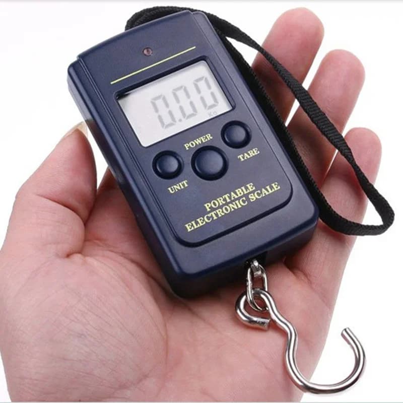Nuova bilancia elettronica digitale 0.01g-40kg tasca da pesca appesa bagagli bilancia per peso Stadera bilancia per alimenti accessori da cucina