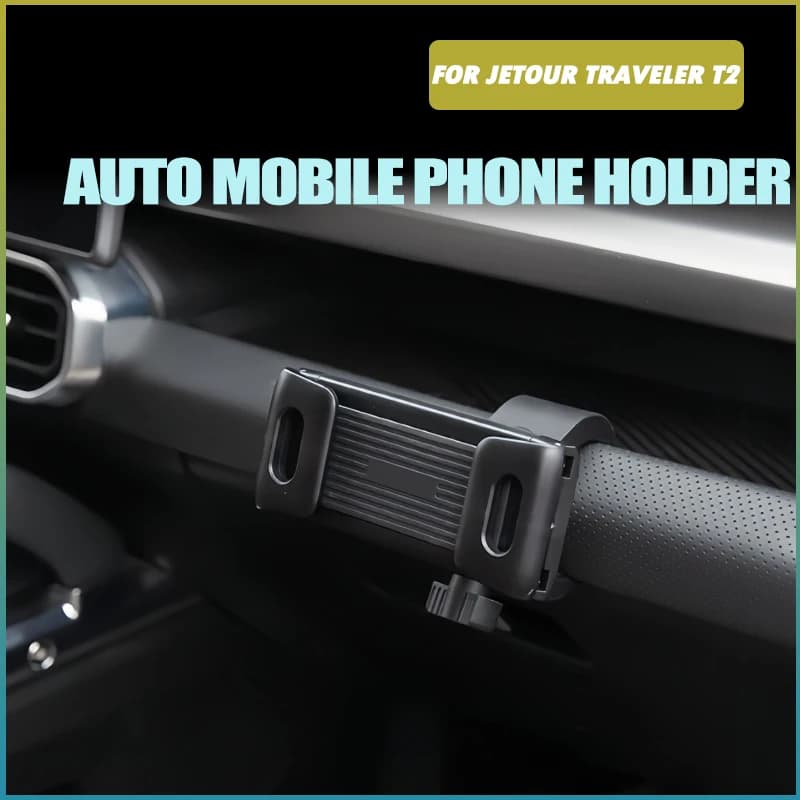 Auto Mobile Phone Holder Fit for Jetour Traveler T2 23-25 Auto Magnetic Gravity Water Cup Tablet Holder Car Interior Accessories