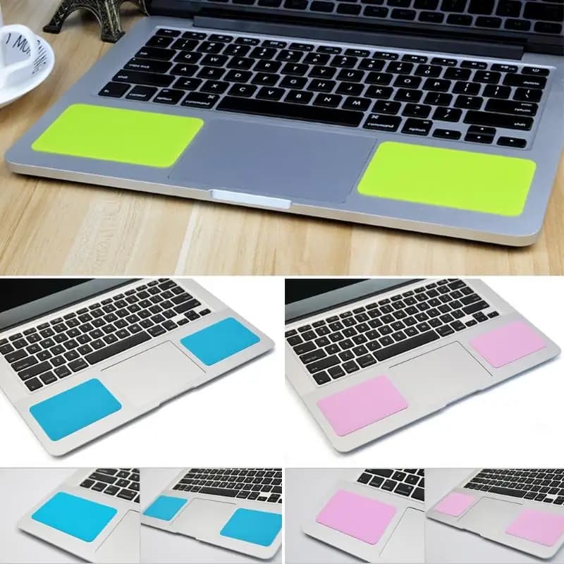 2 pezzi universali cuscinetto da polso a touch bar colorato per cuscino supporto per laptop protezione da polso