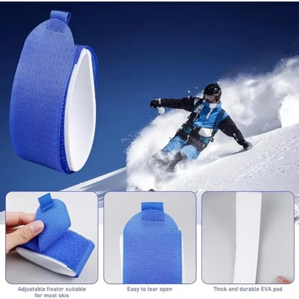 1PC regolabile Snowboard cinturino in nylon fasce da sci cinghie elementi di fissaggio per snowboard accessori cuscinetti protettivi cinghie di legatura per snowboard