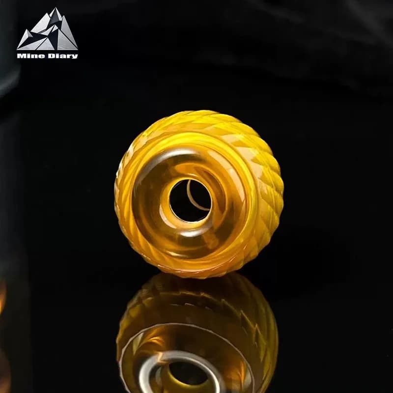 Pei Fidget Spinner, Giocattoli Antistress, Ciondolo a Forma di Coltello, Hand Spinner, Giocattoli Fidget, Accessorio EDC in Paracord con Corda da Paracadute, Regali per Adulti