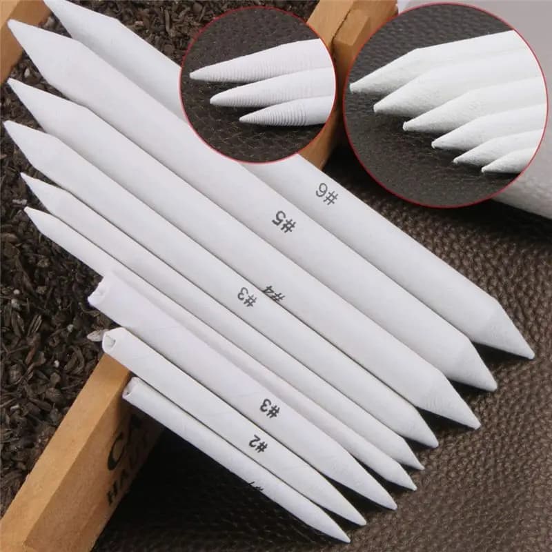 ABZT 48 Pcs Blending Stump and Tortillions, Paper Art Blenders, Art Pencils, Drawing Pencils for Sketch Drawing Tools