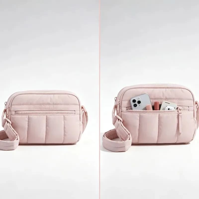 Large Capacity Waterproof Crossbody Bag With Phone Pocket For Travel Shopping Daily Commute Casual Outdoor Storage Handbag
