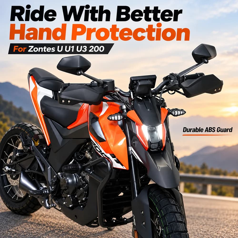 Motorcycle Accessories Handguard Hand Shield Guard Protector For Zontes U200 U U1 200 U3-200 ZT200-U ZT200-U1 200U 200-U1 200-U3