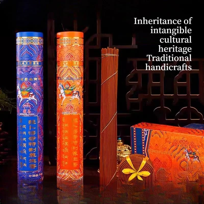 Puro naturale fatto a mano Patrimonio culturale immateriale Salute Famiglia Coperta Aiuto per il sonno Meditazione Offerta Buddha Zen Joss Stick