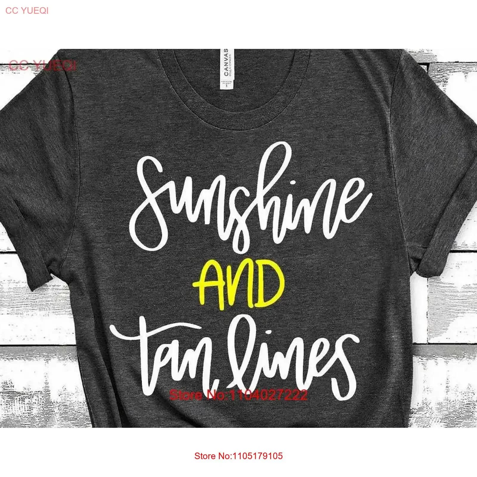 Sunshine And Tan Lines T-shirt estiva carina Copricostume da bagno alla moda per le vacanze al mare Take Me To The Womens Cruise vintage lavato