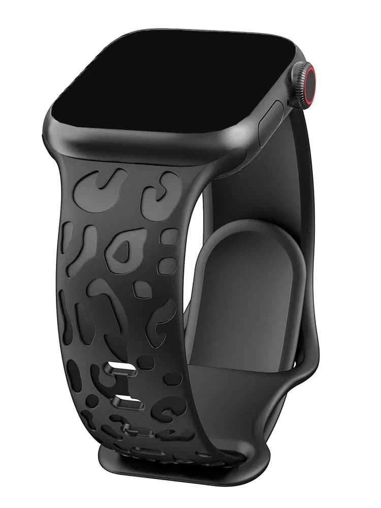 Silicone inciso per cinturino Apple Watch 46mm 45mm 44mm 41mm 40mm 38mm correa bracciale iwatch serie 10 9 8 7 6 4 ultra 2/3 49mm