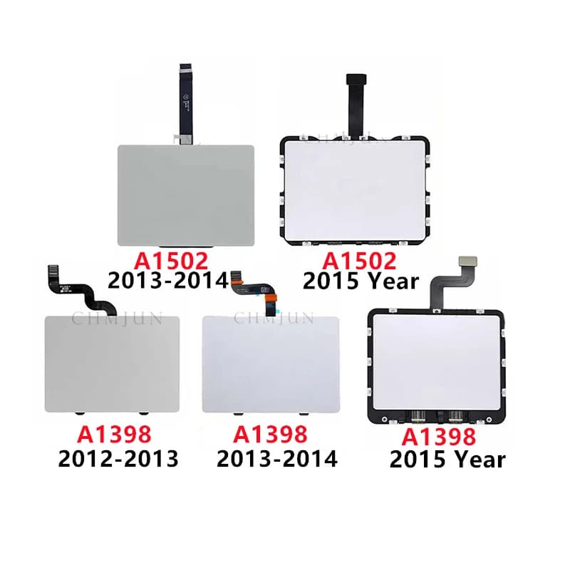 Tested Laptop Trackpad For Macbook Pro Retina 15" A1398 13" A1425 A1502 Touchpad with Flex Cable 2012 2013 2014 2015
