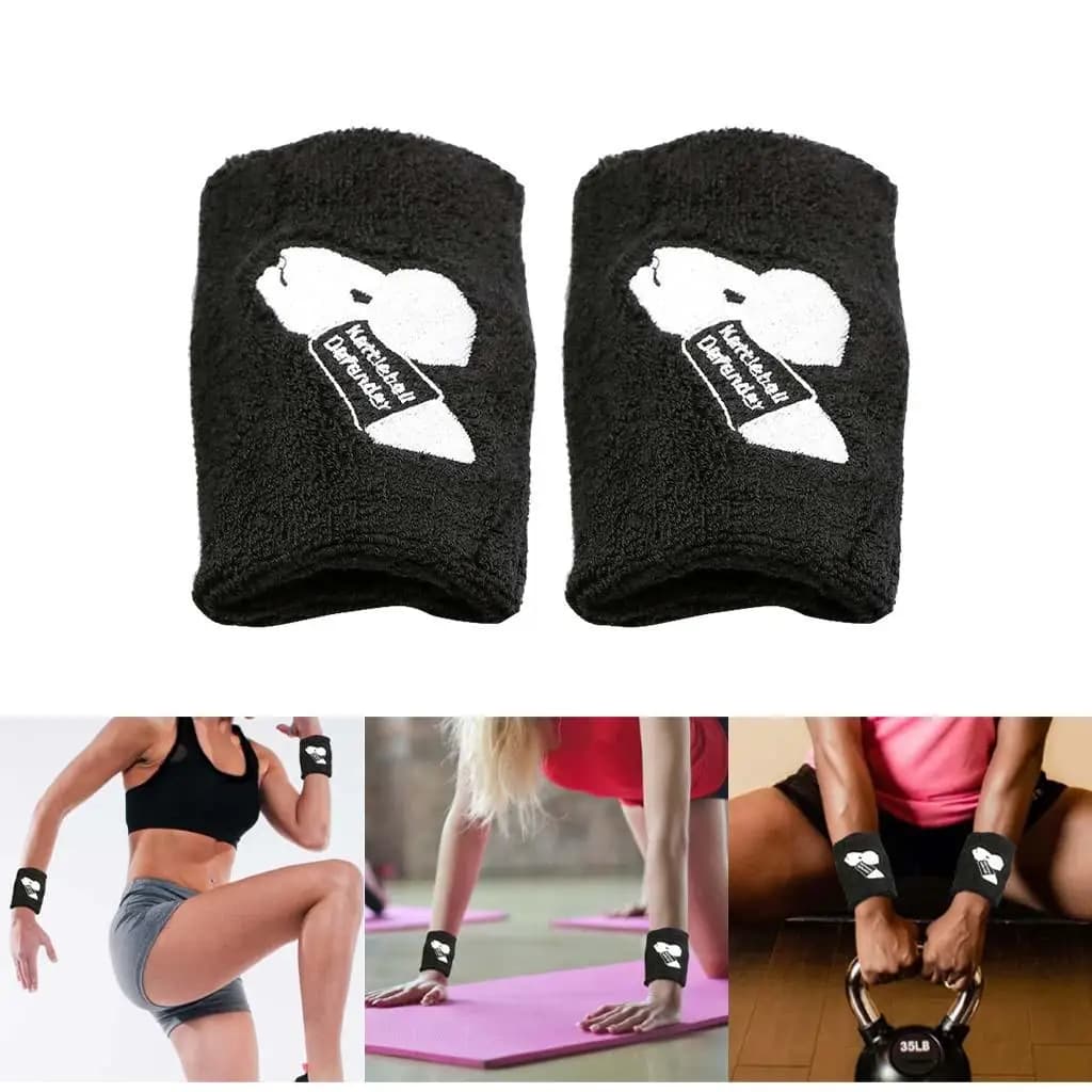 Padded Protective Wrist Guard Kettlebell Forearm Sleeve Gym Wrist Protector Brace for Men Women Fitness Exercise
