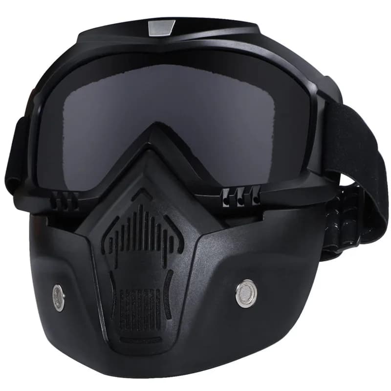 Moto JET casco occhiali maschera teschio Moto maschera antivento Moto casco da corsa occhiali Dirt Bike occhiali da sci