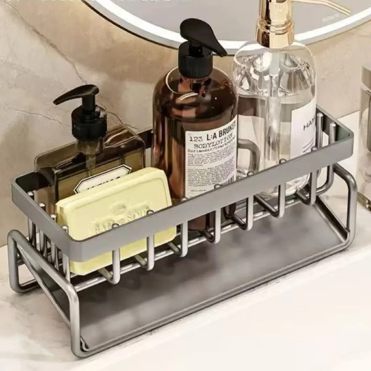 Kitchen Shelves for Strofinacci, No Drilling Shelf, Supplies, Faucet and Washer, Kitchen Accessories