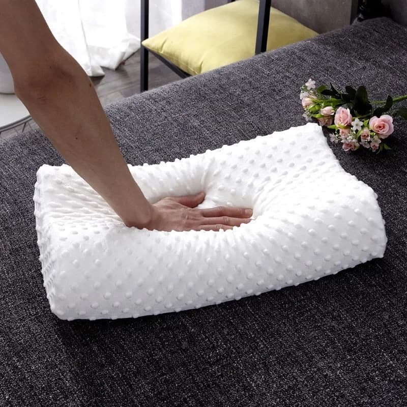 Cuscino in memory foam per dormire Cuscino per dormire laterale regolabile per sollievo dal dolore al collo e alle spalle Cuscino per contorno ortopedico JAF028