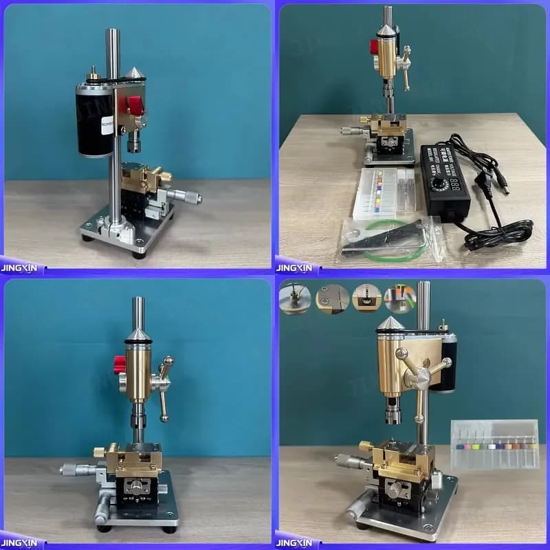 Custom for Multifunction Precision Bench Drill Crown Punch Remove Broken Screws from Movement Plate Expanding Needle Tubes