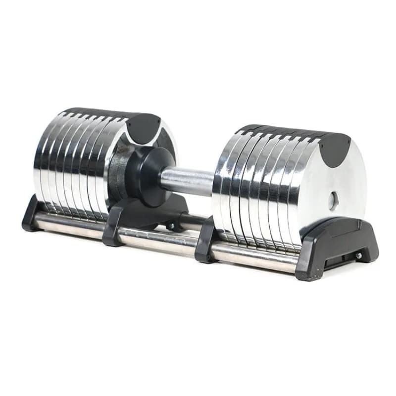 2kg Incremental Electroplated Dumbbells 20kg/24kg Set of Two Dumbbells Gym-style Adjustable Dumbbells