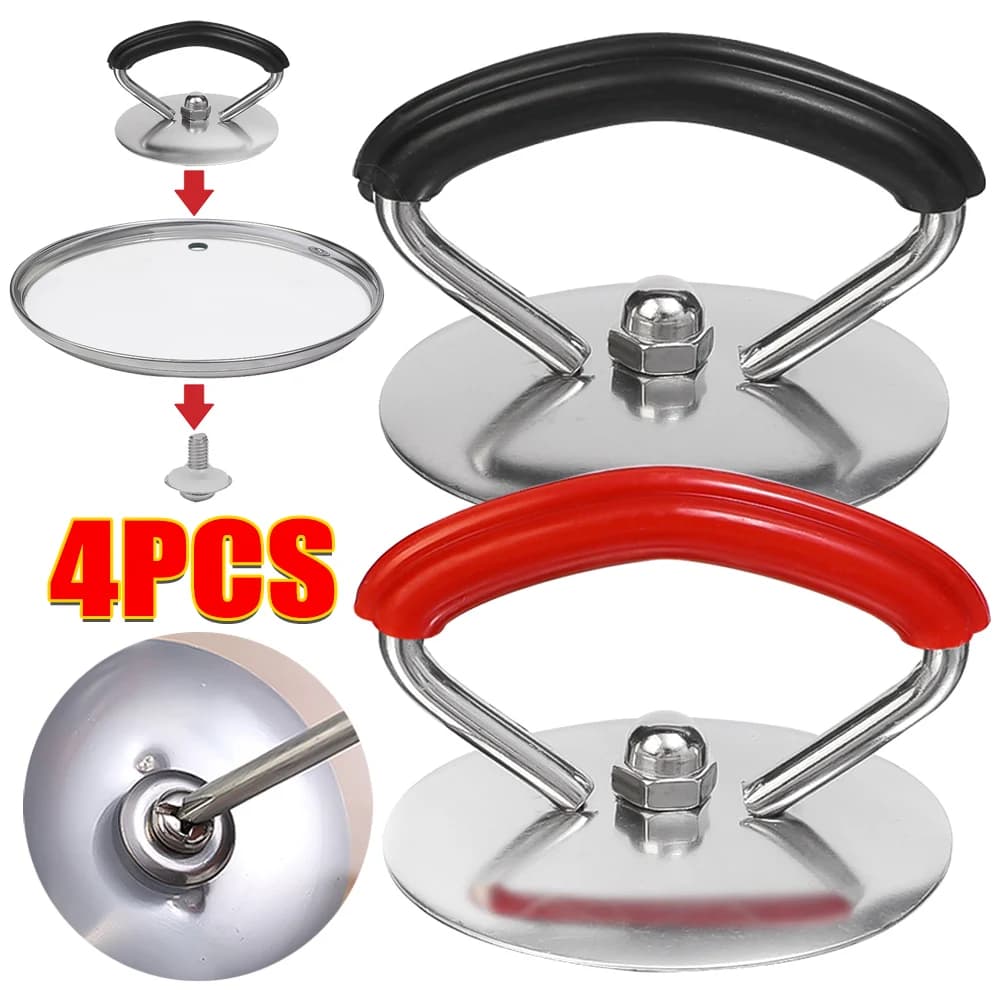 Universal Covering Maple Lib Heat Resistant Cap Cooking Pan Cover Spare Maple Lifting Handle Kitchen Silica Pens Handle