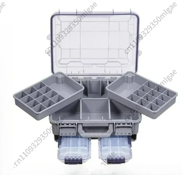 Portable Handheld Fishing Tackle Box Multifunctional Thickened Lure Storage Case Fishing Accessories Box