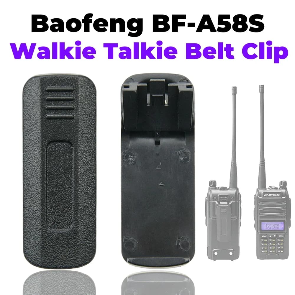 Clip da cintura originale Baofeng Walkie Talkie per Baofeng A58S BF-A58S BL-9 Clip da cintura Radio bidirezionale di ricambio