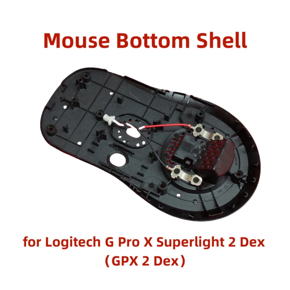 Brand New Replace the bottom mouse shell for Logitech G Pro X Superlight 2 Dex GPX 2 DEX game mouse repair parts