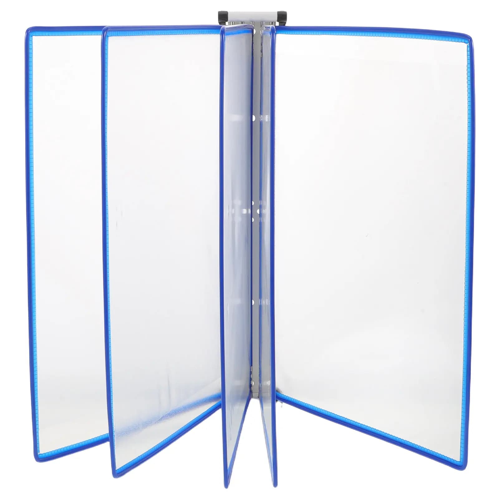 Wall Mounted Document Display Rack 5 Easy-Access Panels Office Reference Organizer Wall Office Binder System Hanging File Folder