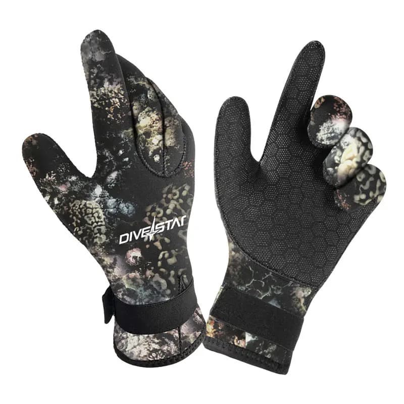3 mm neoprene diving gloves with belt with buckle underwater fishing gloves for diving, water sports gloves with snorkeling