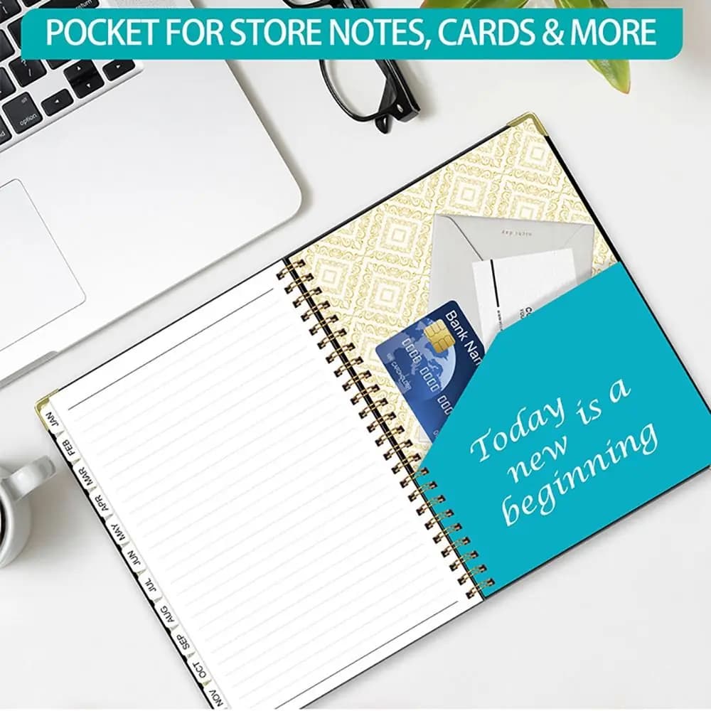 A5 2026 Agenda Planner Notebook Piano di apprendimento Check-in di vita Diario Orari Organizzatore Efficienza del lavoro Pianificatore mensile Scuola