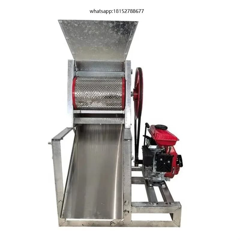 Automatic Coffee Bean Peeler, Pulping and Threshing Equipment, Coffee Fruit Peeler, Hulling Machine