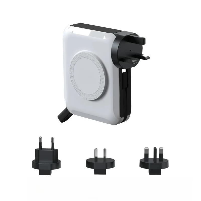 Caricatore da muro 5 in 1 Power Bank da viaggio universale da 15000 mAh 65 W con supporto per laptop
