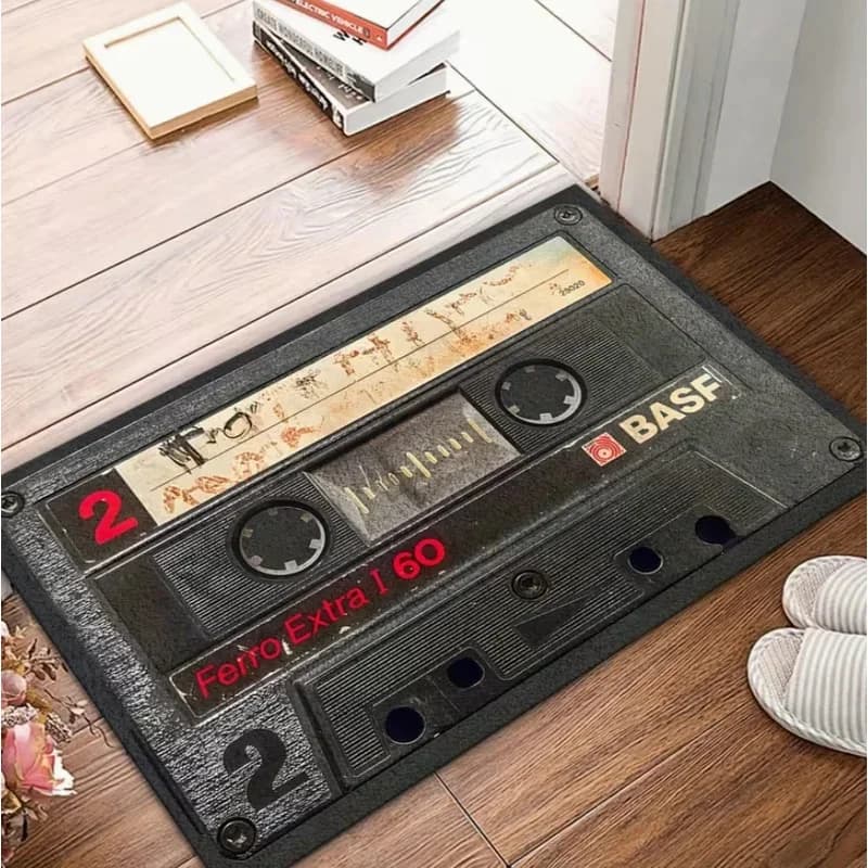 VIKAMA Tappeto con disegni di cartoni animati, tappetino antiscivolo per cucina, camera da letto, bagno, soggiorno, ingresso, porta, decorazioni per la casa